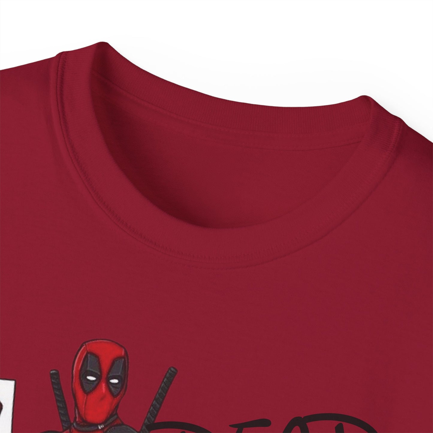 Deadpool Workout Deadlifting Red Comfort Fit Plus Size Gym Shirt Funny Fitness Apparel