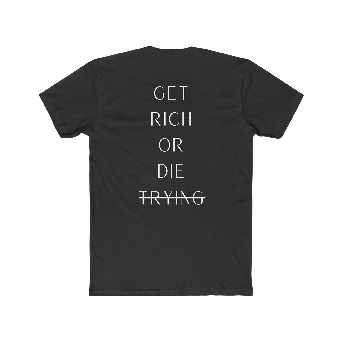 Get Rich Or Die Tryin - Money Mood Black Short Sleeve Unisex T-Shirt
